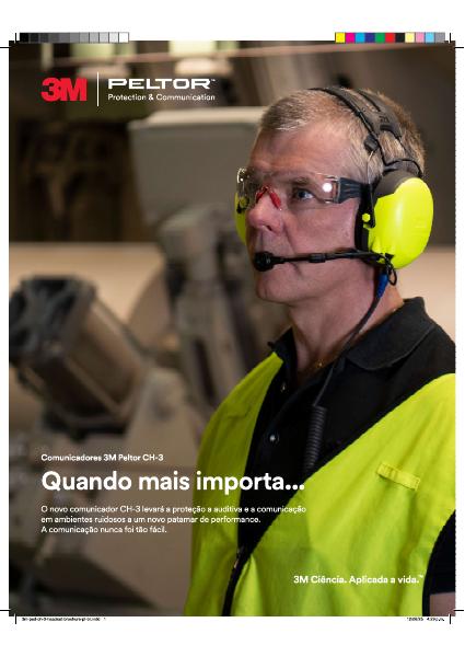 Capa: Comunicadores Peltor CH-3